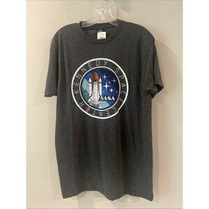 NWT NASA Kennedy Space Center Dark Gray T-Shirt Size Medium M NEW